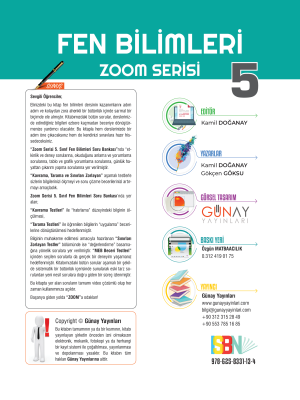 5. SINIF FEN BİLİMLERİ - SB - ZOOM SERİSİ