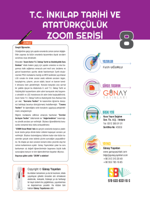 8. SINIF İNKILAP TARİHİ -DENEME- ZOOM SERİSİ