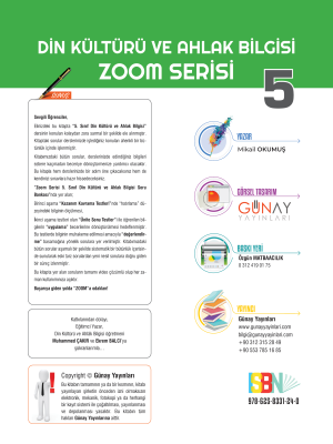 5. SINIF DİN KÜLTÜRÜ - SB - ZOOM SERİSİ