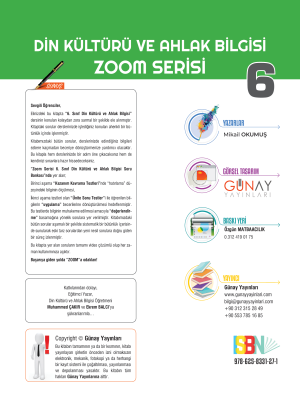 6. SINIF DİN KÜLTÜRÜ - SB - ZOOM SERİSİ