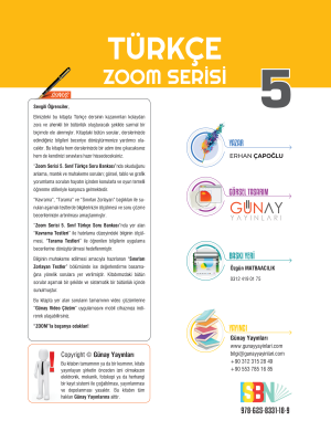 5. SINIF TÜRKÇE -SB- ZOOM SERİSİ